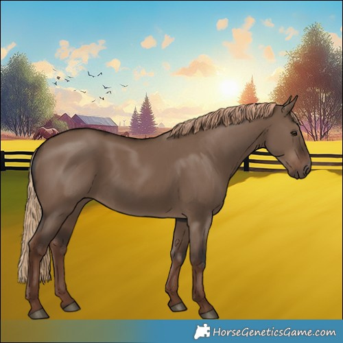 Horse Color:Liver Red Dun Rabicano