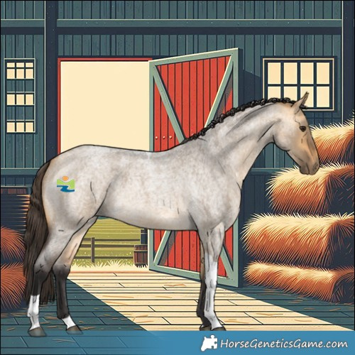 Horse Color:Buckskin Roan Dun Tobiano 