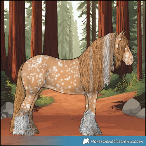Horse Color:Chestnut Tobiano Appaloosa 