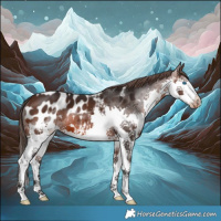 Horse Color:Brown Splash Appaloosa