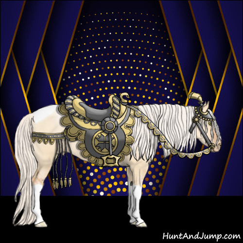 Horse Color:Silver Bay Pearl Dun Tobiano 