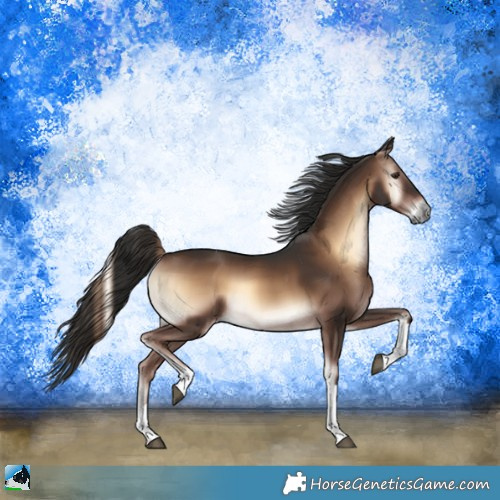 Horse Color:Liver Red Onyx Tobiano 