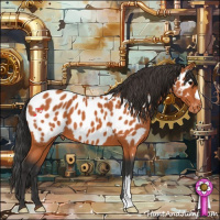 Horse Color:Bay Appaloosa 