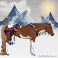 Horse Color:Chestnut Tobiano 