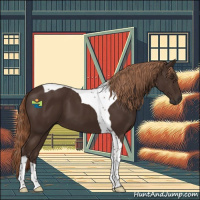 Horse Color:Liver Chestnut Tobiano 