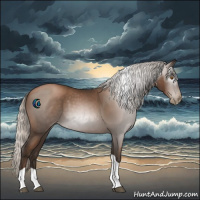 Horse Color:Gray Silver Black Pearl Tobiano 