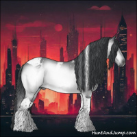 Horse Color:White Spotted Bay Chinchilla Tobiano