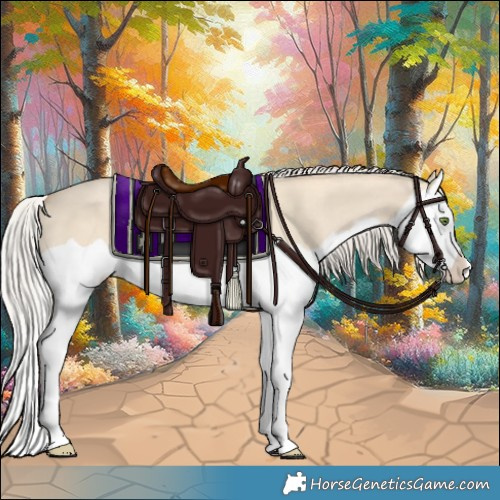 Horse Color:Silver Classic Champagne Dun Splash 