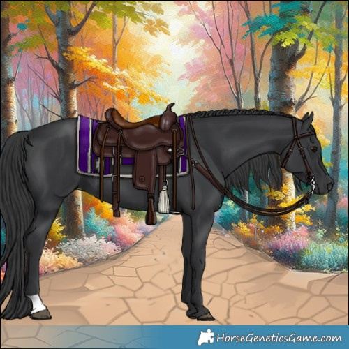 Horse Color:Black 