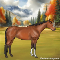 Horse Color:Bay 