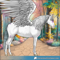 Horse Color:Watercolor Bay Onyx Sabino Varnish Brindle 