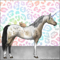 Horse Color:Gray Brown Ice Dun Tobiano Rabicano Brindle 