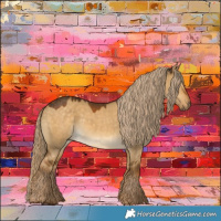 Horse Color:Chocolate Palomino Dun