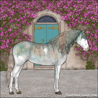 Horse Color:Liver Red Dun Roan Splash Brindle 