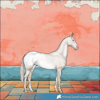 Horse Color:Chocolate Palomino Pearl Dun Frame Appaloosa Brindle 