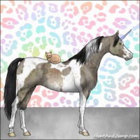 Horse Color:Gray Brown Ice Dun Mushroom Sabino Tobiano Brindle 