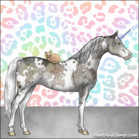 Horse Color:Platinum White Spotted Liver Red Dun Mushroom Sabino Brindle 