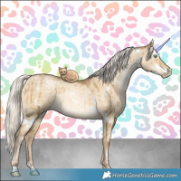 Horse Color:White Spotted Silver Buckskin Pearl Dun Brindle 
