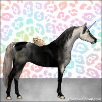 Horse Color:Void Chocolate Palomino Ice Pearl Dun Sabino Tobiano Brindle 