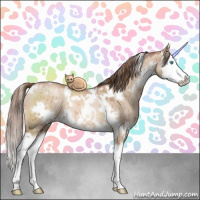 Horse Color:White Spotted Brown Pearl Dun Mushroom Splash Brindle 