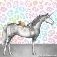 Horse Color:White Spotted Silver Smoky Blue Onyx Chinchilla Sabino Rabicano 