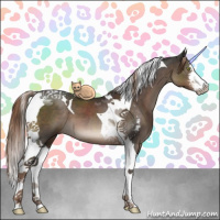 Horse Color:Liver Chestnut Sabino Tobiano