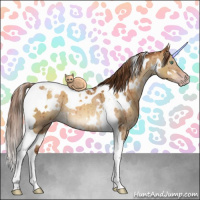 Horse Color:Gray White Spotted Gold Champagne Dun Tobiano Brindle 