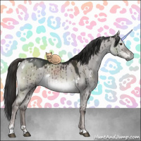 Horse Color:Platinum White Spotted Liver Red Dun Sabino Brindle 
