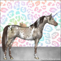 Horse Color:White Spotted Liver Red Dun Ice Brindle 