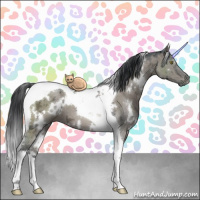 Horse Color:White Spotted Grullo Ice Tobiano Brindle 