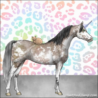 Horse Color:Brown Ice Dun Mushroom Sabino Rabicano Brindle