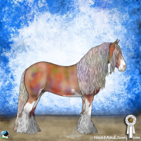 Horse Color:Nacre Chocolate Silver Brown Sabino 