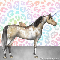 Horse Color:White Spotted Buckskin Ice Dun Rabicano Brindle 