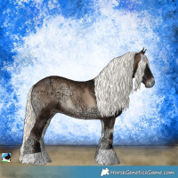 Horse Color:Liver Red Onyx Ice Mushroom Rabicano 