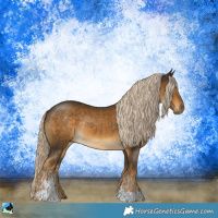 Horse Color:Chocolate Palomino Mushroom Sabino Rabicano