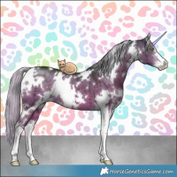 Horse Color:White Spotted Silver Brown Dun Mushroom Sabino Brindle