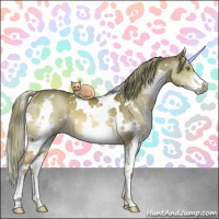 Horse Color:White Spotted Liver Red Dun Mushroom Splash 