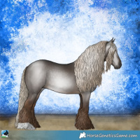 Horse Color:Gray Chocolate Palomino 