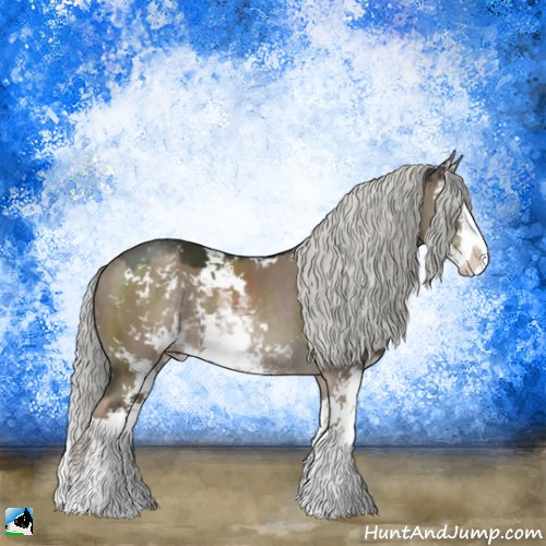Horse Color:Liver Red Dun Mushroom Sabino Rabicano 