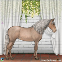 Horse Color:Silver Blue Roan Pearl 
