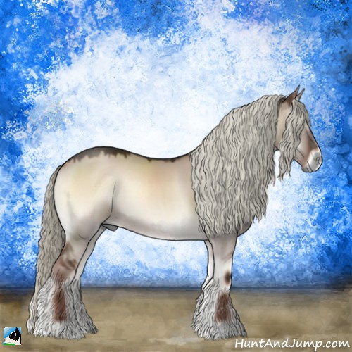 Horse Color:Liver Red Dun Onyx Mushroom Sabino 