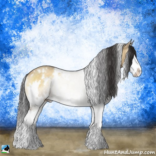 Horse Color:White Spotted Buckskin Onyx Sabino Splash Rabicano 