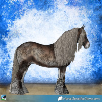 Horse Color:Liver Red Onyx Ice Mushroom Rabicano 