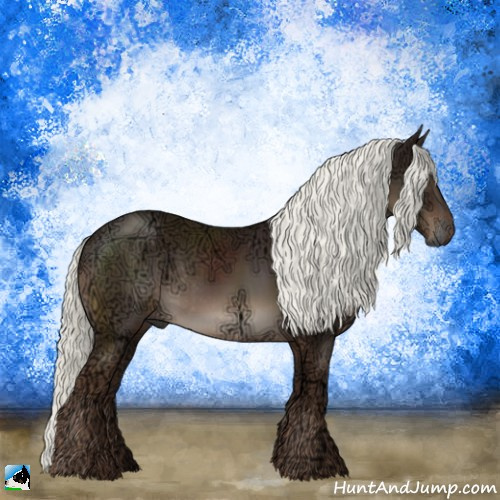 Horse Color:Liver Chestnut Ice Mushroom Rabicano 