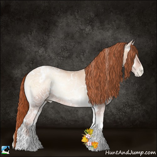 Horse Color:White Spotted Sable Champagne Ice Pearl Onyx Tobiano Rabicano 