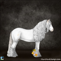 Horse Color:Gold Champagne Ice Pearl Onyx Splash Tobiano