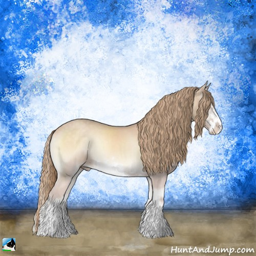 Horse Color:Perlino Onyx Sabino Rabicano 
