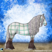Horse Color:Plaid  Chocolate Silver Brown Chinchilla Dun Sabino 