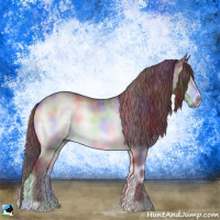Horse Color:Nacre Chocolate Brown Chinchilla Onyx 