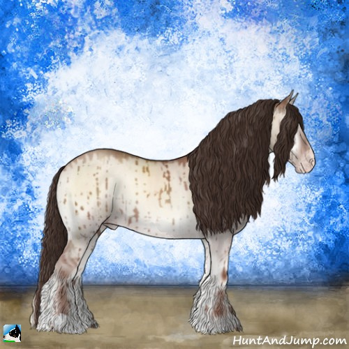 Horse Color:Classic Champagne Onyx Brindle 